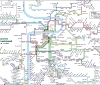 Mapka sítě noční dopravy