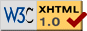 XHTML 1.0!